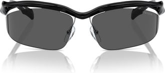 Prada 0pr A25s Angular Frame Sunglasses