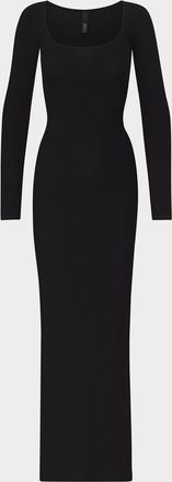 SKIMS Soft Lounge Long-Sleeve Maxi Dress