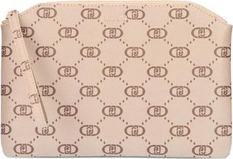 Liu Jo monogram-pattern coin pouch - women - Fabric - One Size - Neutrals
