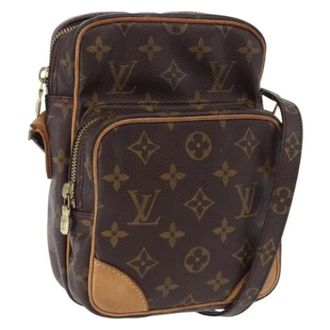 Louis Vuitton Pre-owned Amazon Schoudertas - Dames - Pre-owned - Bruin - Maat: ONE Size Leer