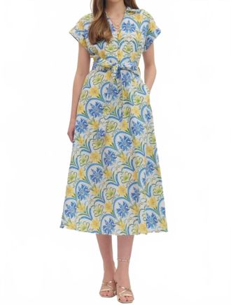 Entro Amalfi Dress In Blue