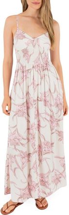 Hurley Palm Springs Maxi Sundress in Off White at Nordstrom, Size X-Small