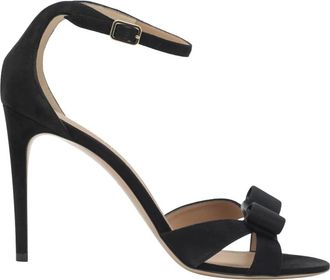 Ferragamo Hoge Sandaal - Dames - Sandalen met hakken - Zwart - 35 1/2 EU - Schoenen