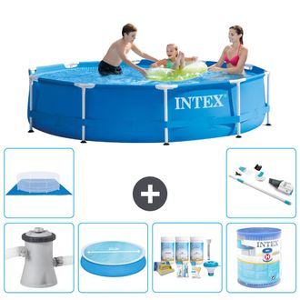 Intex Piscina Con Estructura Redonda - 305x76 Cm - 8-piezas S31698
