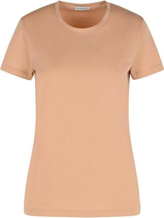 Moncler Pink Cotton T-Shirt