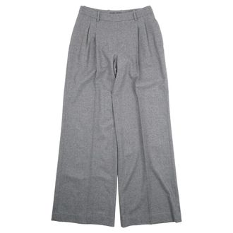 Ermanno Scervino Wide Trousers, female, Gray, Size: L Wide Trousers