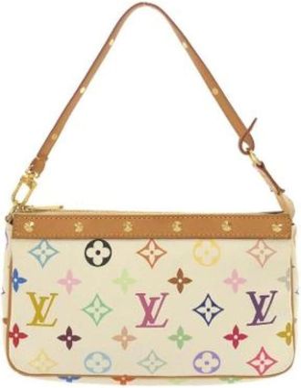 Louis Vuitton Pre-owned Mini Bags, female, White, Size: ONE SIZE Pre-owned Pochette Accessoires