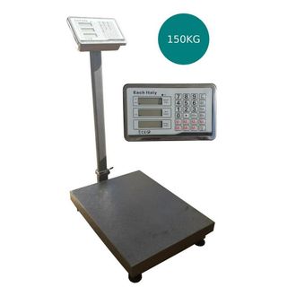 Trade Shop Trade Shop - Bilancia Industriale Da Terra Con Piattaforma Display Digitale Peso 150 Kg