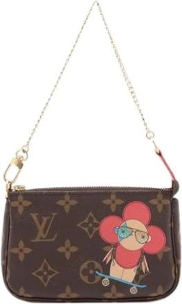 Louis Vuitton Pre-owned Mini Bags, female, Brown, Size: ONE SIZE Pre-owned Mini Pochette Accessoires