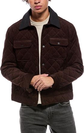 Cole Haan Diamond Quilted Bomber Jacket