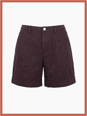 Nooki Design Womens Carvell Summer Shorts - Chocolate - Brown - Size: 12