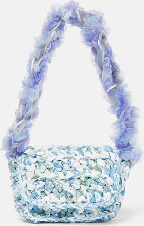 Susan Fang Mini crochet lace shoulder bag