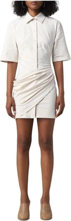 Jacquemus Dames, Jurken, Beige, Maat: 4XS