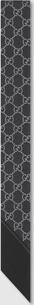 Gucci Printed Silk Ribbon, Black, Silk