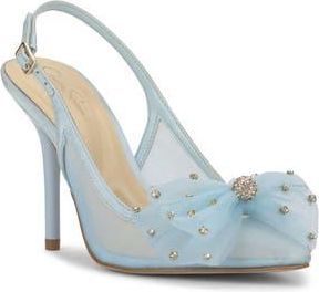 Jessica Simpson Lavilra Slingback Pointed Toe Pump in Blue 01 at Nordstrom Rack, Size 5.5