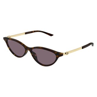 Gucci Cat Eye Zonnebril - Dames - Accessoires - Bruin - Maat: 54 MM