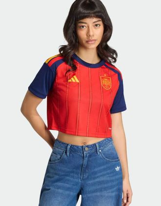 adidas Spain 26 Home - Maglia corta rosso acceso
