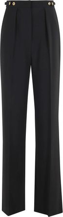 Elisabetta Franchi High-Waisted Tailored Pants With Button Detail