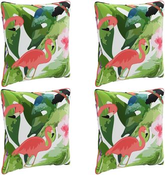 vidaXL Cojines De Respaldo De 4 Piezas Putten 4 Pcs 100% Poli&eacute;ster Vidaxl