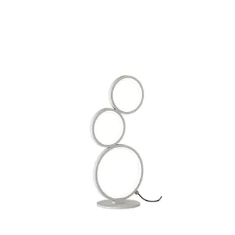 Trio Leuchten Lampada Tavolo Scrivania Led 3 Cerchi Bianco Luce Variabile Rondo Gd Trio