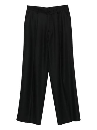 Paura Egon Pence pleated trousers - Black