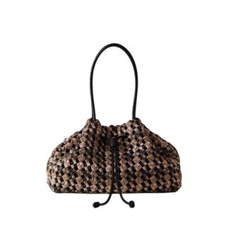 Borbonese Bucket Bags, female, Brown, Size: ONE SIZE La Nido Shoulder Bag