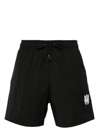Amiri MA Core-print swim shorts - Black