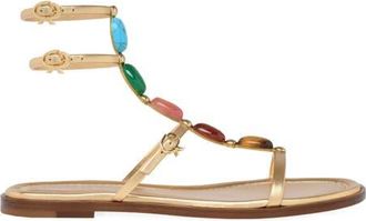 Gianvito Rossi Shanti 05 Sandals in Metallic Gold at Nordstrom, Size 35.5