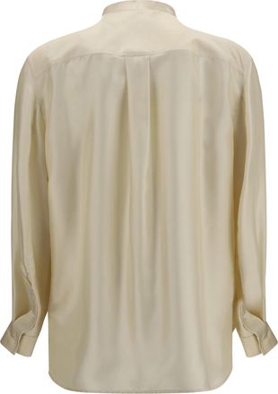 Bottega Veneta Silk Twill Shirt - Beige