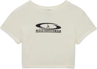 Nike Jordan (WMNS) Air Jordan x Travis Scott Slim T-shirt Sail FQ7806-133