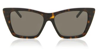 Saint Laurent SL 276 MICA 033 Womens Sunglasses Tortoiseshell Size 55