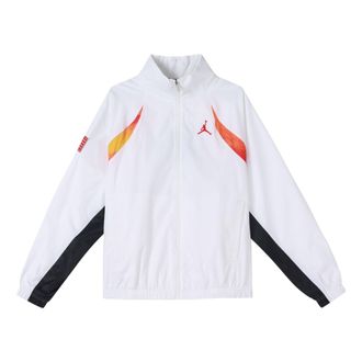 Nike Jordan Air Jordan Legacy AJ11 Stand-up Collar Causual Jacket Coat Male White CW0864-100