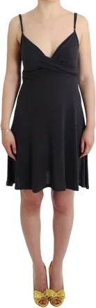 Costume National Gray knitted A-line Womens dress