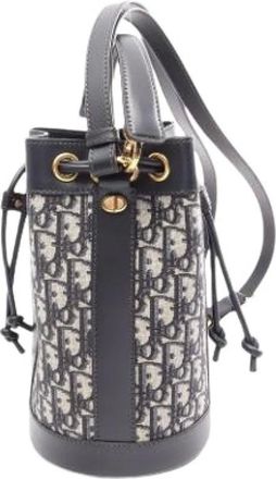 Dior Pre-owned Vintage Canvas Bucket Bag - Pre-owned - Mujer - Azul - ONE SIZE