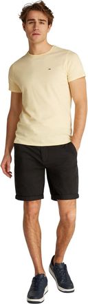 Tommy Jeans Heren Scanton effen chino-short (Zwart)