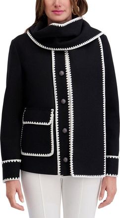 Kensie Scarf Collar Jacket