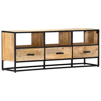 vidaXL Mueble De Tv De Madera Maciza De Mango 120x30x45 Cm Vidaxl