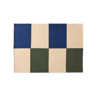 HAY Ethan Cook Flat Works Teppich, 170 x 240 cm, peach green check