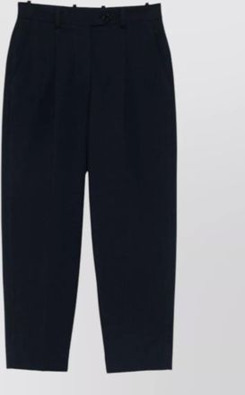 Circolo 1901 cotton trousers pleated front belt loops pockets