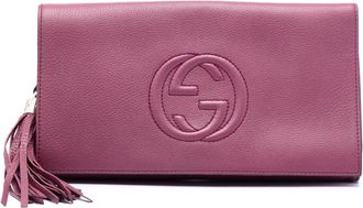 Gucci Pre-owned Gucci Leather Soho Disco Clutch Ladies 336753 486628