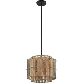 Lindby Lámpara colgante Bridga en Marrón - Lindby