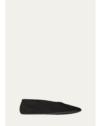 The Row Stella Suede Slippers