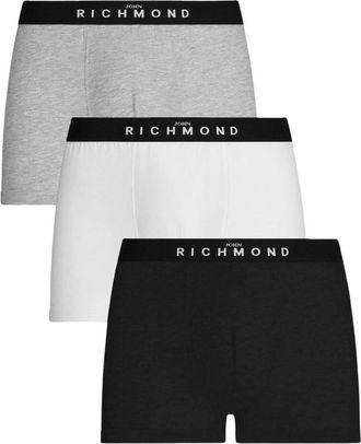 John Richmond Low-rise Katoenen Boxer Briefs Pack - Heren - Onderbroek - Veelkleurig - 2XL - Katoen - Ondergoed