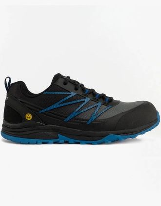 Skechers Mens Skechers Work 200046EC PUXAL Mens Safety Trainers Black/Blue - Size: 7.5