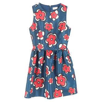 Red Valentino RED Valentino Floral-Print Mini Dress in Multicolor Polyester