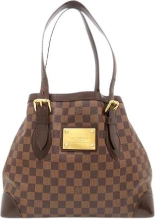 Louis Vuitton Pre-owned Tote Bags, female, Brown, Size: ONE SIZE Pre-owned Hampstead MM