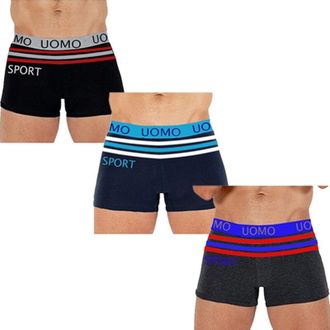 Trade Shop Trade Shop - Boxer Intimo Da Uomo Vari Colori Misti Promo Pack 6 Pezzi Sport F7124 Taglia