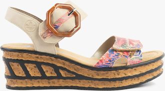 Rieker 68176-91 Womens Sandals Multi - Multicolour - Size UK 7.5