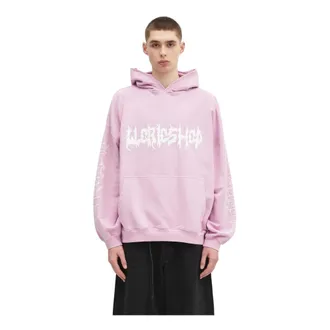 032c Faithless Hoodie - Heren - Sweatshirts & Hoodies - Paars - Maat: XL Katoen