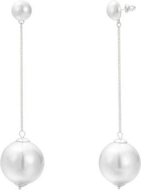 Untamed Petals Ines Pearl Drop in Silver at Nordstrom